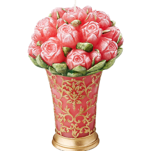 RED TULIP BOUQUET CANDLE