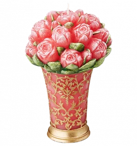 RED TULIP BOUQUET CANDLE