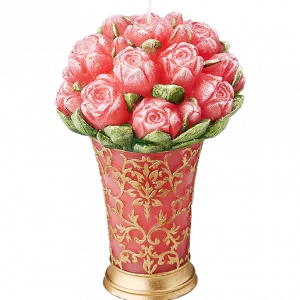 RED TULIP BOUQUET CANDLE