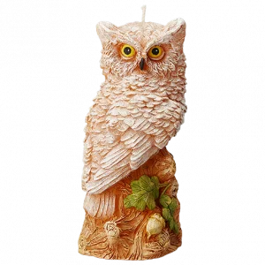SNOWY OWL CANDLE