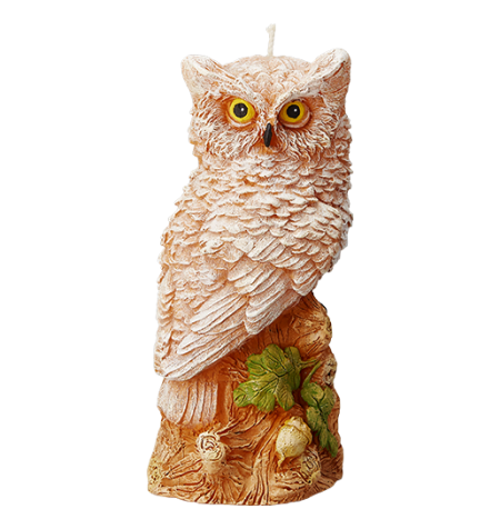 SNOWY OWL CANDLE