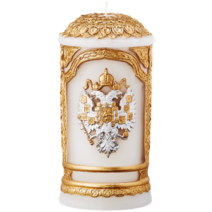 IMPERIAL RUSSAIN COAT OF ARMS CANDLE