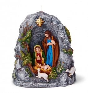 THE NATIVITY CANDLE (LARGE)