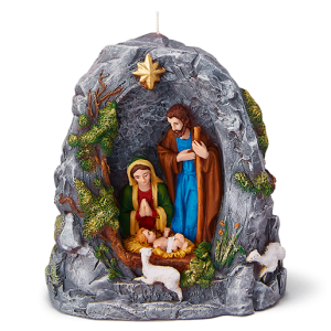 THE NATIVITY CANDLE (LARGE)
