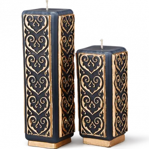SLATE GREY NADINE CANDLE SET