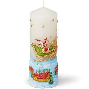 SLEIGH RIDE WHITE CANDLE