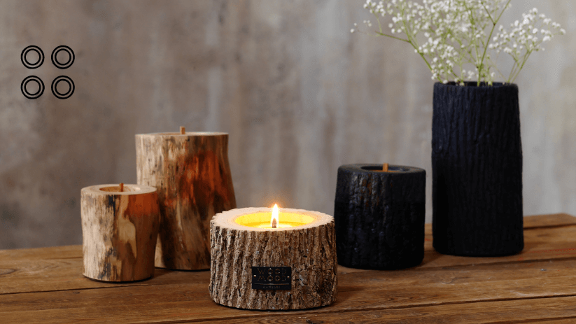 wood mood candles